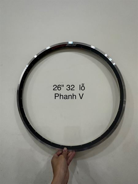 Vành nhôm xe đạp Alexrim 26” 32 lỗ đinh tán 2 lớp