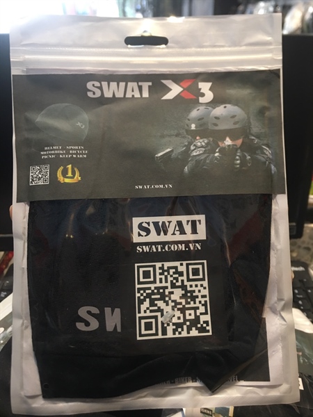 Khăn trùm đầu SWAT X3 chống nắng đi phượt đội nón fullface - vải thấm hút mồ hôi (chiếc)