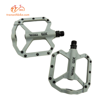 Pedal bàn đạp Ximeng NL-02 (bạc nhựa) - Ghi xám (đôi)