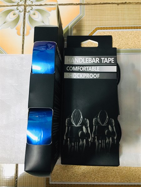 Dây quấn Handlebar Tape - Màu xanh đậm nhũ (hộp)