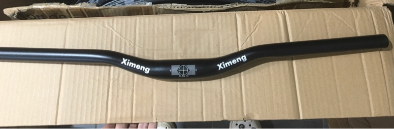 Ghi đông MTB Ximeng 31.8mm nhôm Đen Cong (chiếc)