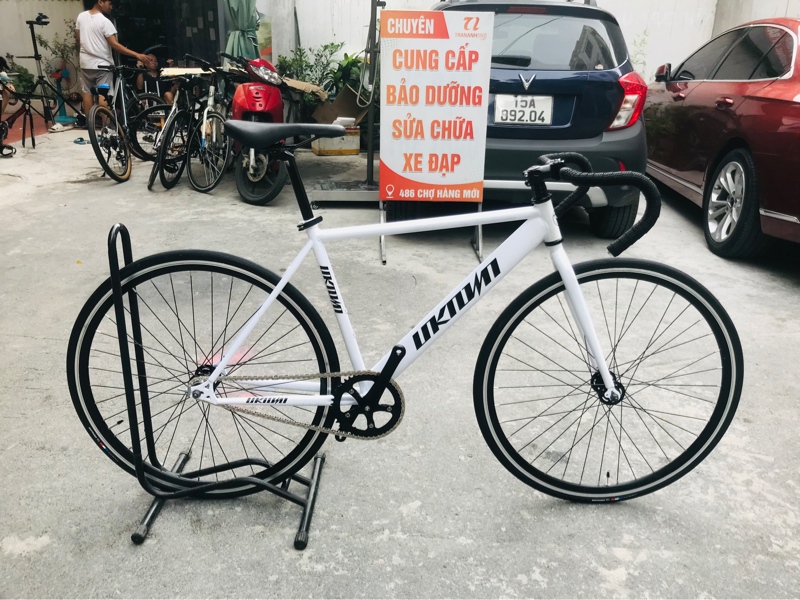 Xe UNKNOWN Thép Bản To Fixed Gear - Trắng - S (chiếc)