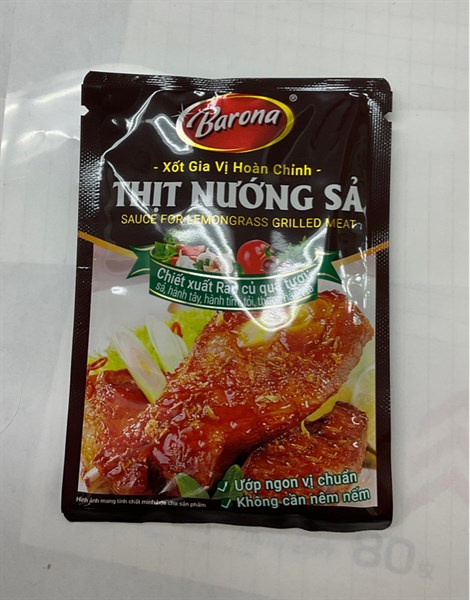 Thịt nướng sả barona