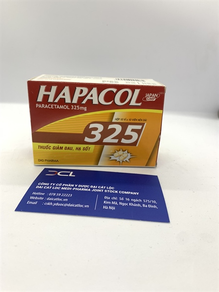 Hapacol 325mg DHG Pharma (H/100v)