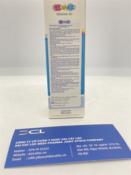 Vitamin D3 Pediakid D3 Laboratoires (H/1 lọ )