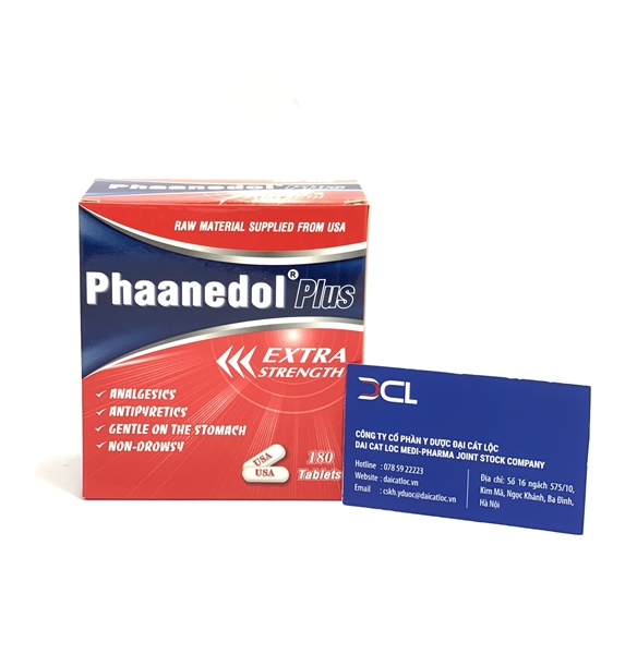 Phaanedol Plus Extra Usa-Nic Pharma (H/180v)