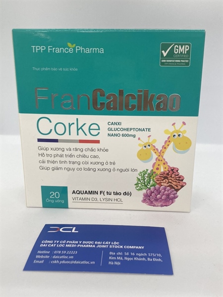 Calci ống Fran calcikao dp France (H/20 ống )