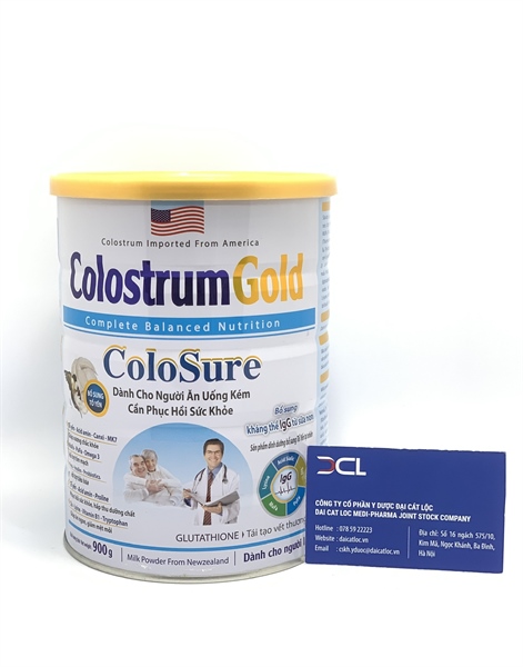 Sữa Colostrum Gold ColoSure, Hộp 900g