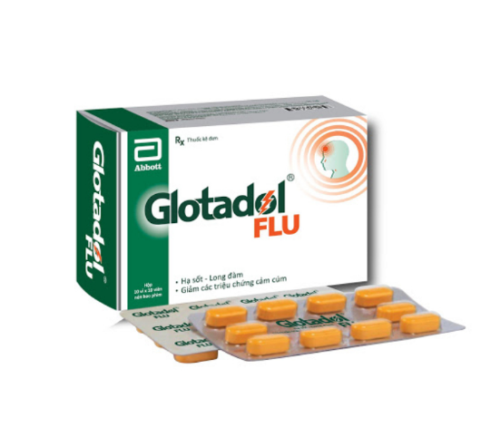 Glotadol Flu Hộp 100 viên