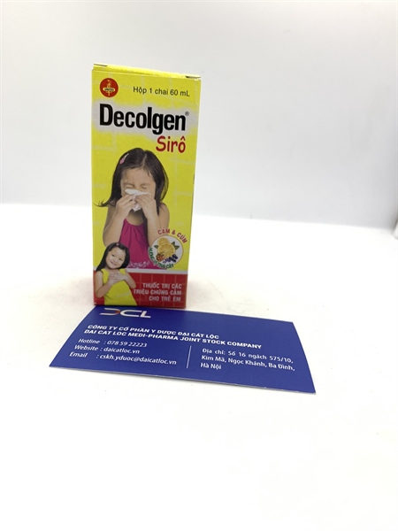 Siro DECOLGEN United Internationalpharma (H/lọ 60ml)