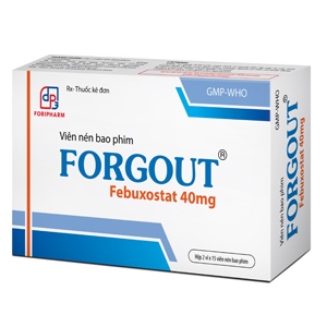 Forgout- Febuxostat 40mg, TWE (h/30v)