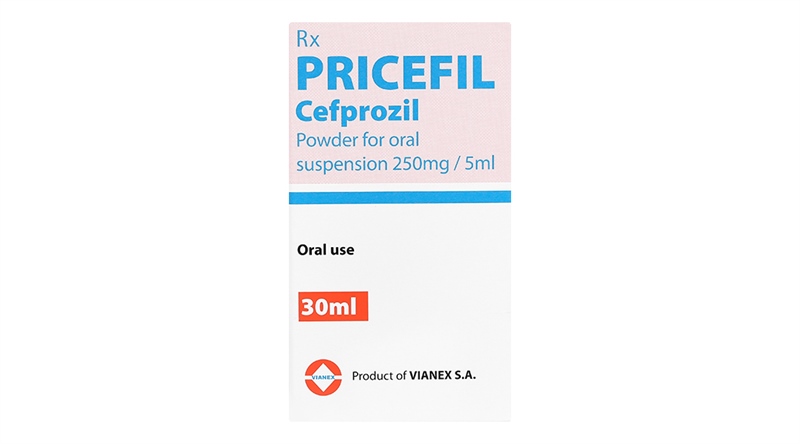 Pricefil 250mg/5ml Hy Lạp (H/1 lọ-30ml)