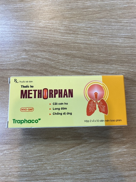 Thuốc ho Methorphan Traphaco (Hộp/20 viên)