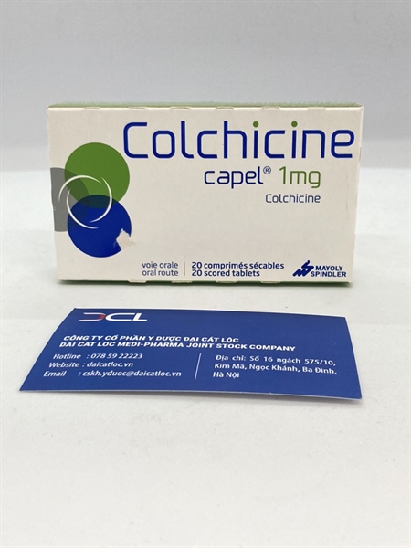 Colchicine capel 1mg Zentiva (H/20v)