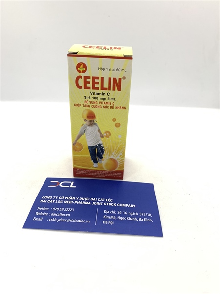 Siro Ceelin 100mg/5ml United InternationalPharma (H/lọ 60ml)