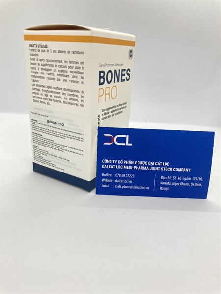 Viên uống bổ xương Bones pro Pháp (Hộp 60v )