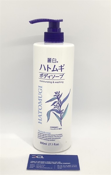 Sữa tắm sáng da Hatomugi Nhật (C/800ml)