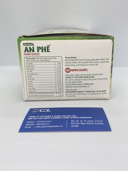 Ngậm ho An phế dp Nam dược (H/100v)