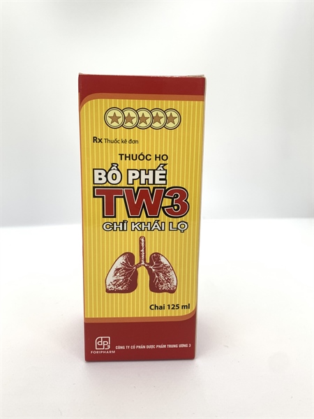 Siro Bổ phế TW3 chỉ khái lộ DPTW3 (H/Lọ 125ml)