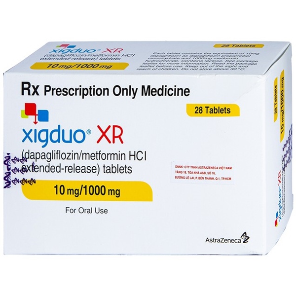 Xigduo XR 10mg/1000mg , AstraZeneca (H 28v)