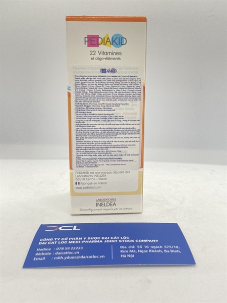 Pediakid 22 Vitamines Laboratoires Ineldea (C/125ml)