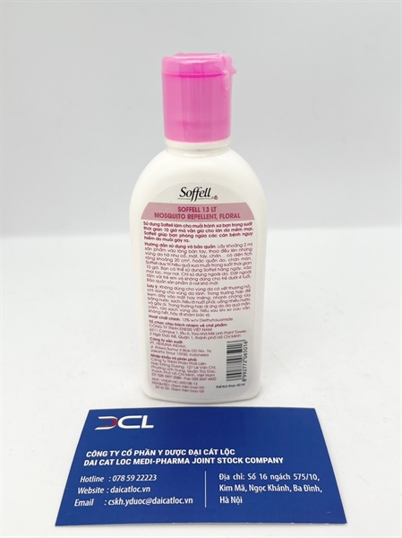 Soffell Kem Xua Muỗi Hương Hoa (C/60ml)
