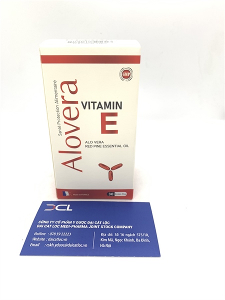 Bổ Vitamin E Alovera France (H/30v)