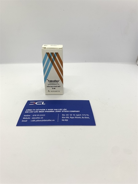 Thuốc nhỏ mắt Tobradex Alcon-Couvreur (H/lọ 5ml)