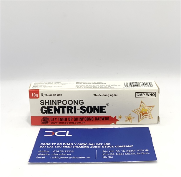 Shinpoong Gentri-sone Shin Poong Pharm (Hộp/tuýp/10g)
