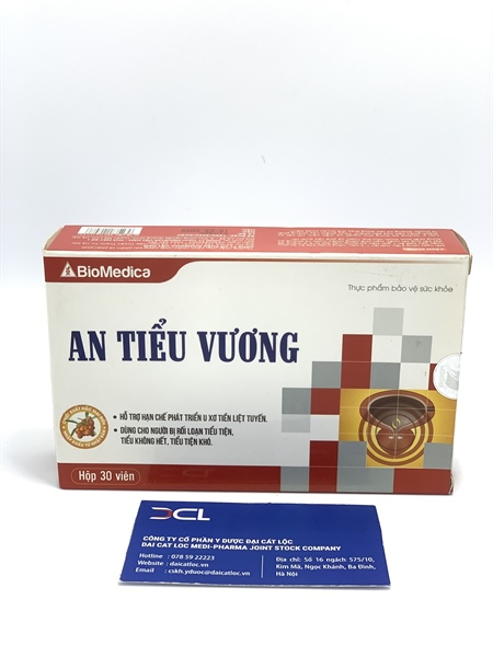 Hỗ trợ u xơ tuyến tiền liệt An tiểu vương, Medistar ( H/30v )