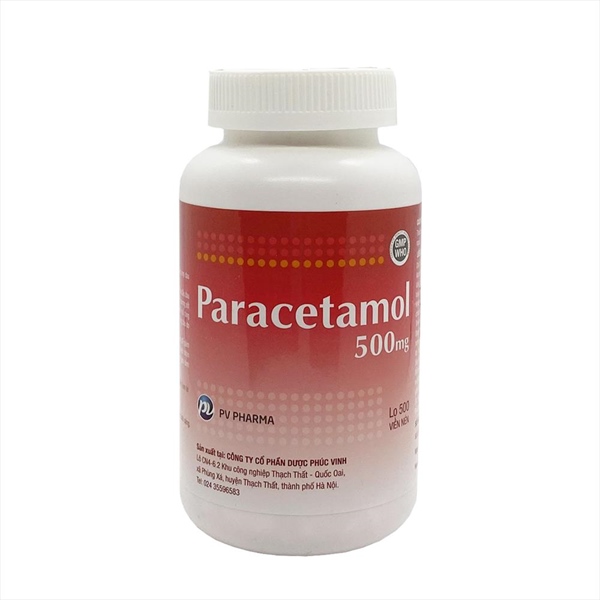 paracetamol 500mg Phúc vinh (H/500v)