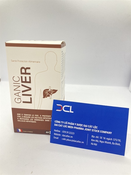 Bổ gan Ganic liver Pháp (H/60v)