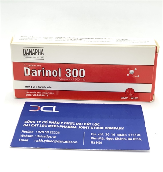 Darinol 300 Danapha (H/20v)