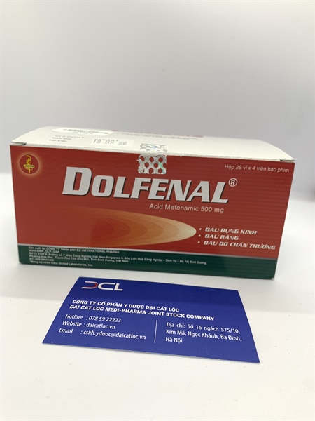 DOLFENAL 500mg United (H/100v)