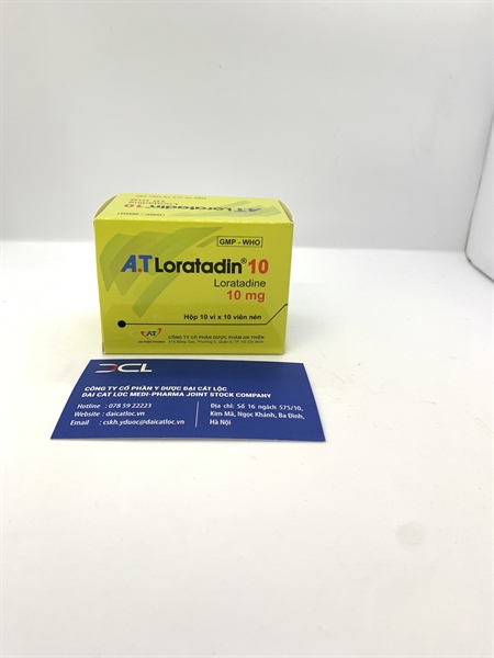 A.T Loratadin 10mg An Thiên (H/100v)