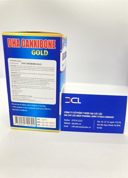 DHA Canxibone gold Mỹ (Hộp/60v)