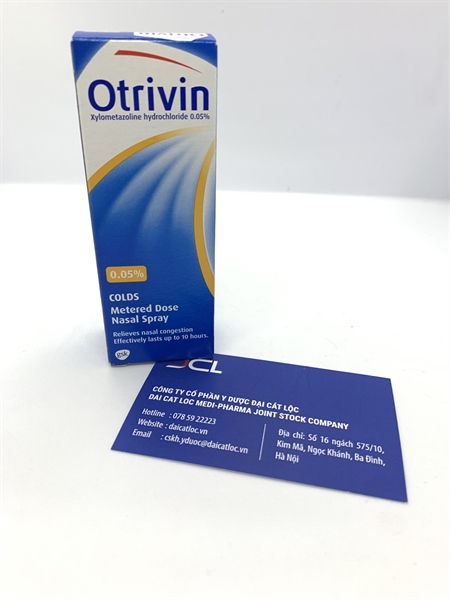 Thuốc xịt mũi Otrivin 0,05% GSK (H/lọ 10ml