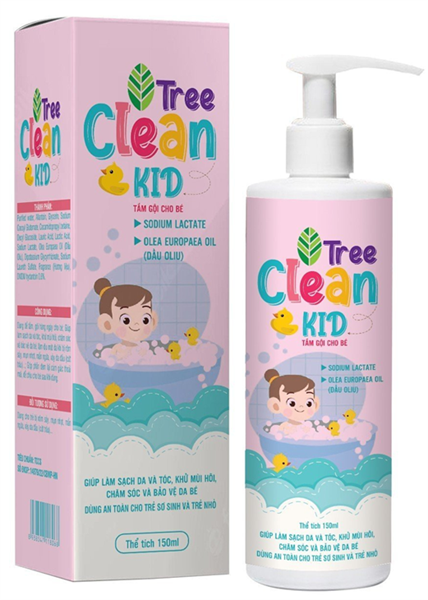 Sữa tắm gội Tree Clean Kid chai 150ml