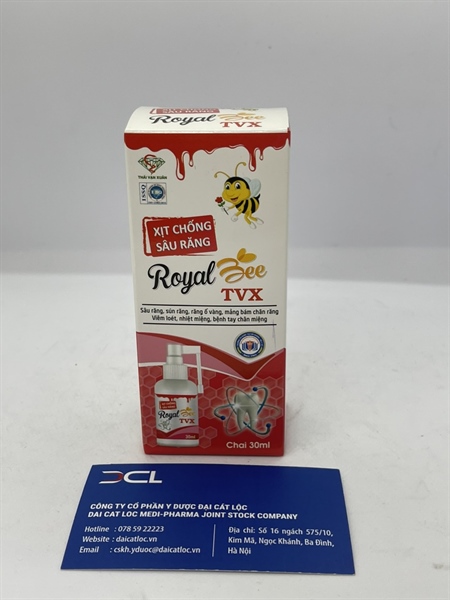 Xịt chống sâu răng Royal Bee TVX Đỏ (C/30ml)