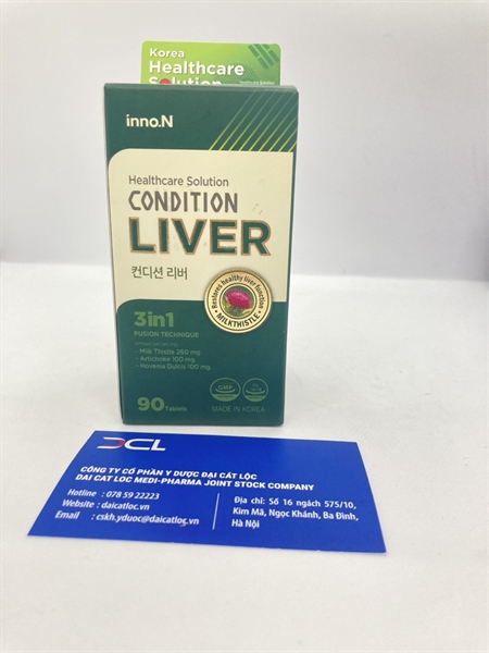 Bổ gan Condition liver Hàn quốc (H/90v)