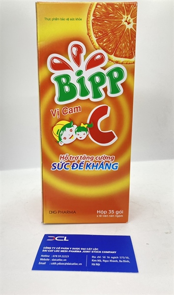 Viên ngậm c Bipp C Hậu giang (H/35g)