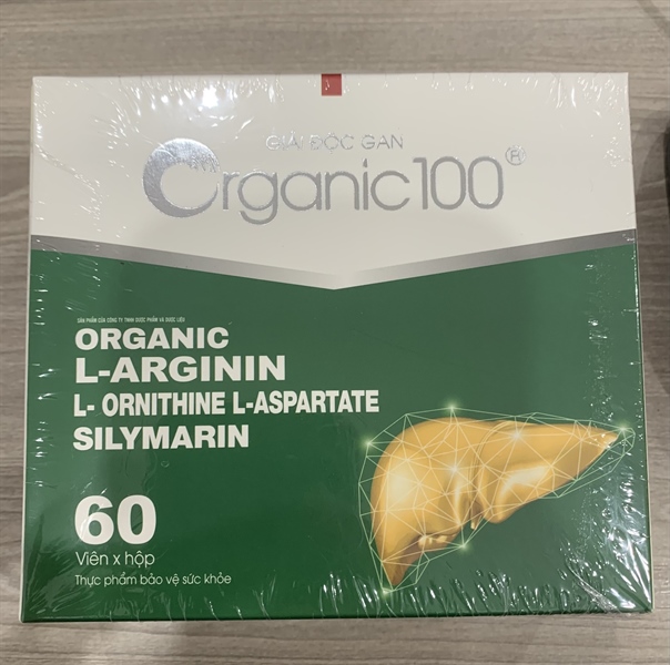 Giải độc gan Organic100 (Hộp 12 vỉ x 5 viên)- hộp