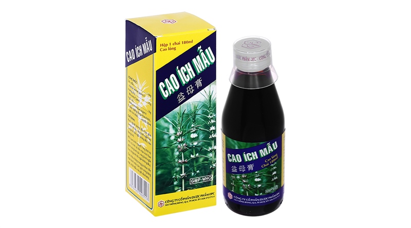 Thuốc Cao Ích Mẫu OPC điều trị kinh nguyệt không đều (180ml)