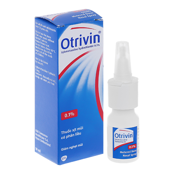 Thuốc xịt mũi Otrivin 0,1% GSK (H/lọ 10ml )