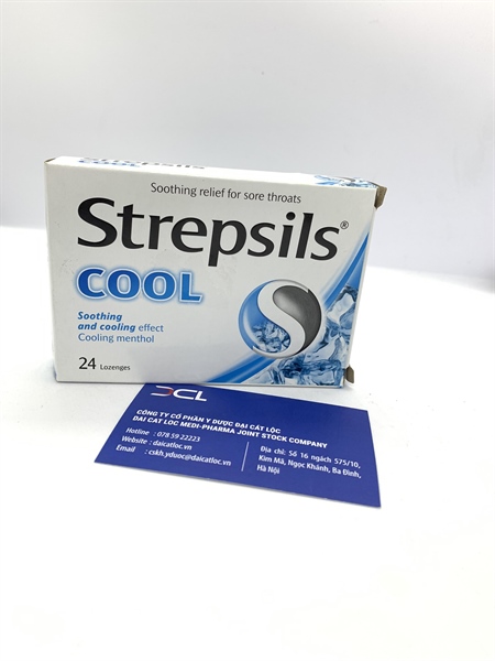 Viên ngậm Strepsils Cool Lardkrabang-Bangplee (H/24v)