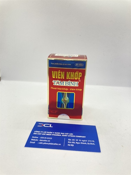 Viên khớp tâm bình dp Tâm bình (H/60v)