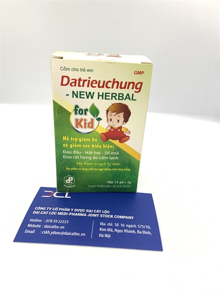 Datrieuchung- New Pharbaco (Hộp 12 gói x 1,5g) - Hộp