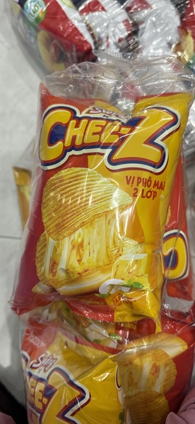 Bim Bim Cheez vị phomai 2 lớp GÓI TO 60G