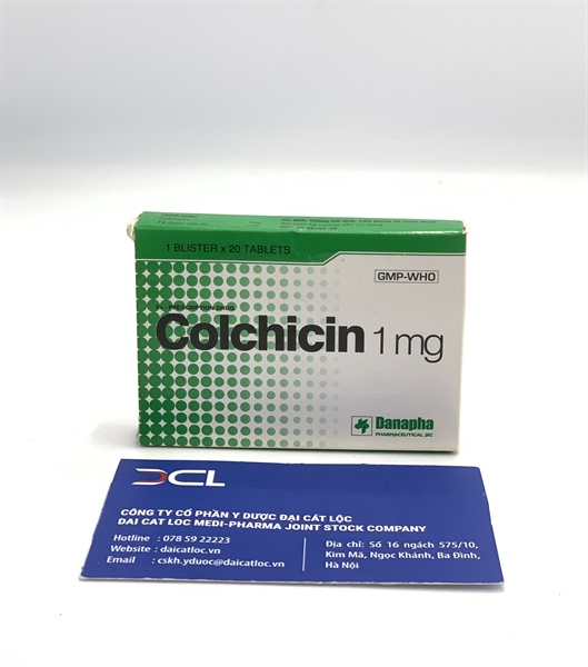 Colchicin 1 mg Danapha (H/20v)