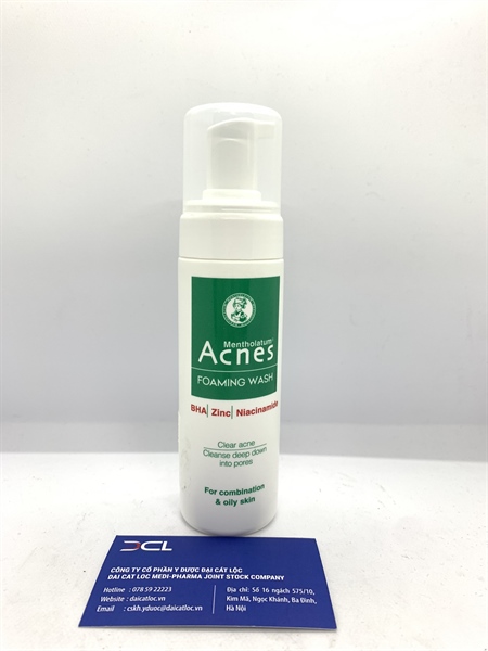 Sữa rửa mặt Acnes Foaming Wash Rohto T150ml